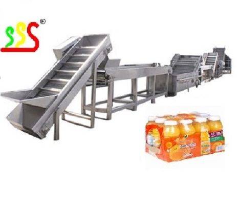 Easy Operate Automatic Mango Juice Production Line Voltage 220V / 380V / 440V