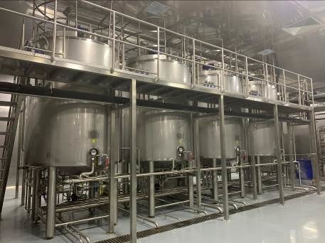 Easy Operate Automatic Mango Juice Production Line Voltage 220V / 380V / 440V