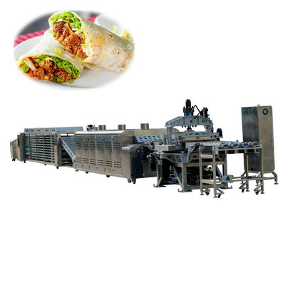 Big Capacity 3000-8000pcs/H Flour Tortilla Production Line Till Packing